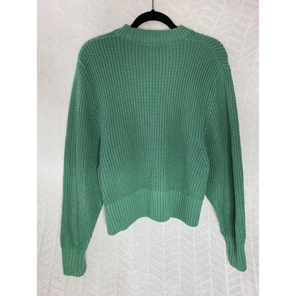 Monki Chunky Knit Mock Neck Sweater Long Sleeve - Picture 2 of 3